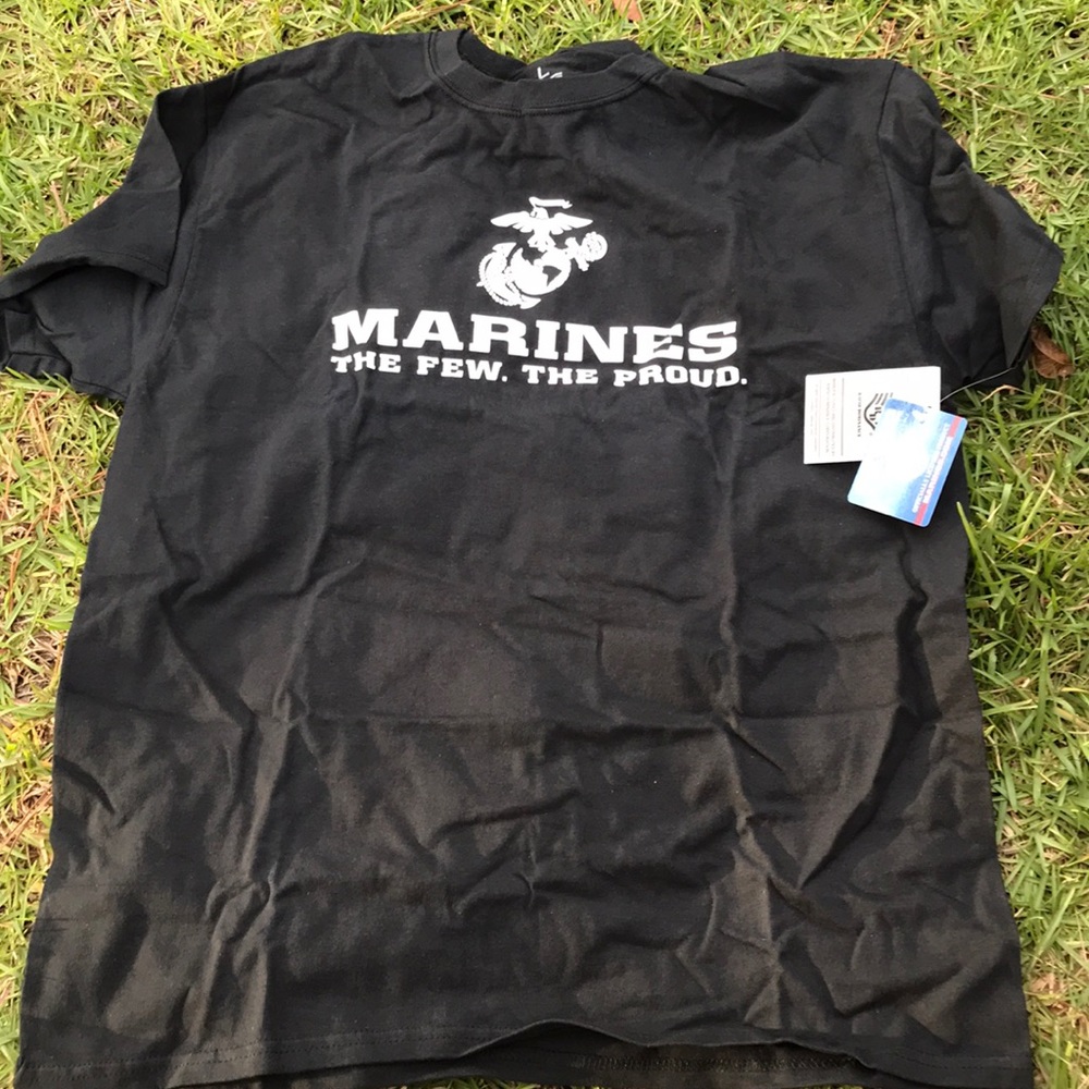 Marines The Few The Proud by Rapid Dominance tee L